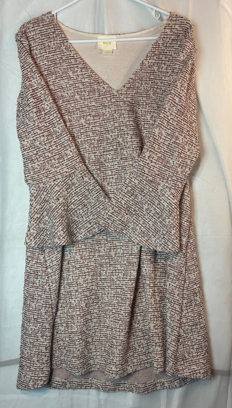 Anthropologie Maeve Bell Sleeve Mini Dress Size Large Petite